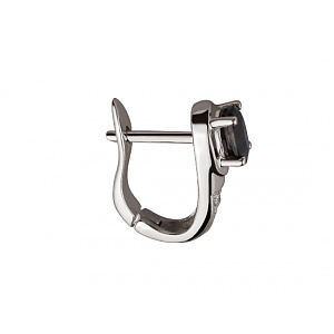 Золоті сережки з діамантами  та  корундами (01-200816035) фотографія