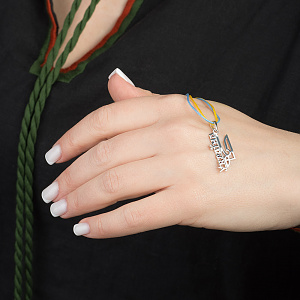 Золотий кулон з діамантами (2б_п-252) фотографія