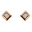 Золотые серьги с бриллиантами 01-18989536 фотография 1
