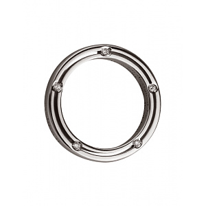 Золота обручка з діамантами (01-200364836) фотографія