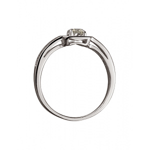 Золотое кольцо с бриллиантами (01-200492236) фотография