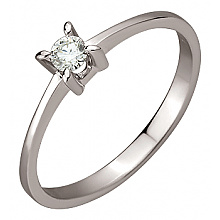 Золотое кольцо с бриллиантом (01-200788536)