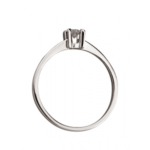 Золотое кольцо с бриллиантом (01-200788536) фотография