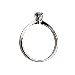 Золота каблучка з діамантом (01-200845136) фотографія