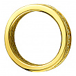 Золотое  обручальное кольцо  с бриллиантами 01-200896236 фотография 2