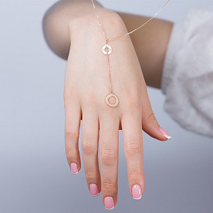 Золотое колье  (1н166/00б) фотография