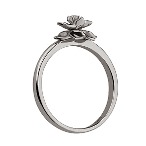 Золотое кольцо с фианитом (2б_к-122) фотография