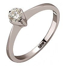 Золота каблучка з діамантом (01-200575937)