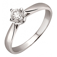 Золота каблучка з діамантом (01-200781037)