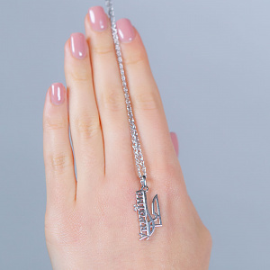 Золотой кулон с бриллиантами (2б_п-252) фотография