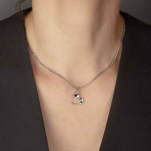 Золотий кулон з діамантом (2б_п-065) фотографія