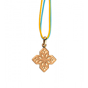 Золотой кулон «Радість» (1б_п-264) фотография