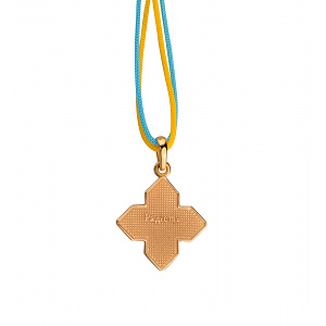 Золотой кулон «Радість» (1б_п-264) фотография