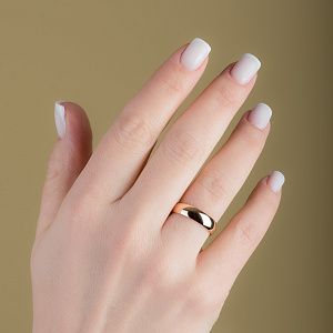 Золотое обручальное кольцо   (1к-228) фотография