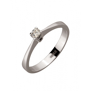 Золота каблучка з цирконієм куб. (01-200120338) фотографія