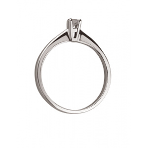 Золота каблучка з цирконієм куб. (01-200120338) фотографія