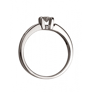 Золотое кольцо с бриллиантами (01-200364838) фотография