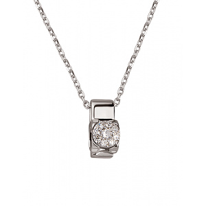 Золотое колье с бриллиантами (01-200408138) фотография