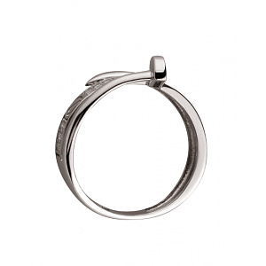 Золотое кольцо с цирконием куб. (01-200487538) фотография