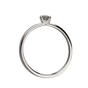 Золотое  кольцо с бриллиантом (01-200805838) фотография