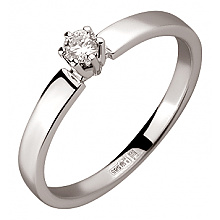 Золота каблучка з діамантом (01-200867838)