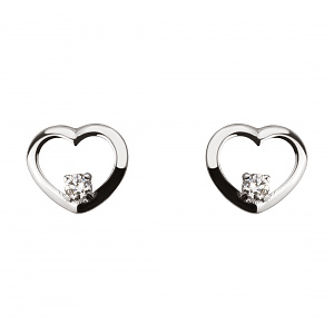 Золоті сережки з діамантами (2б_с-260) фотографія