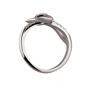 Золотое кольцо с циркониями (2б_к-223) фотография