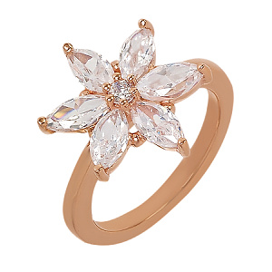 Золотое кольцо с фианитами (1к-237) картинка Золотое кольцо с фианитами (1к-237) фотография