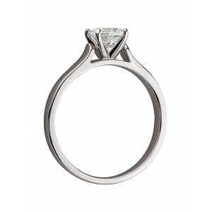 Золота каблучка з цирконієм куб. (01-200535139) фотографія