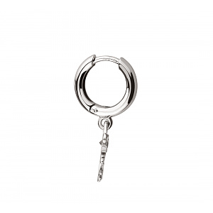 Золотые серьги с фианитами (2б_с-262) фотография