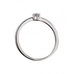 Золотое кольцо с бриллиантом (01-18865640) фотография