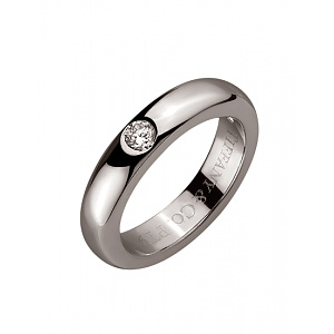 Золота обручка з діамантом (01-200237240) фотографія