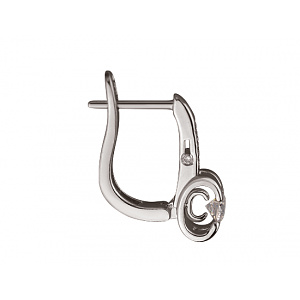 Золоті сережки з діамантами (01-200283040) фотографія