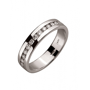 Золотое кольцо с бриллиантами (01-200336440) фотография