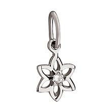 Золотой кулон с бриллиантом (01-200785640)