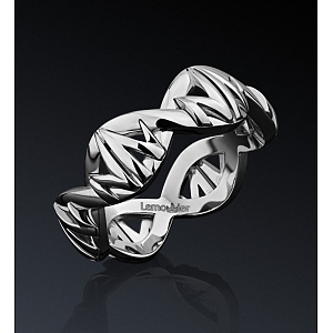 Золота каблучка  (2лб_к-008) фотографія