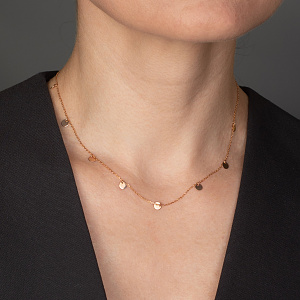 Золоте кольє  (1н144/00б) фотографія