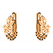 Золотые серьги  01-19214841 фотография 1