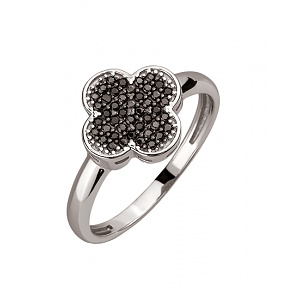 Золота каблучка з цирконієм куб. (01-200606441) фотографія