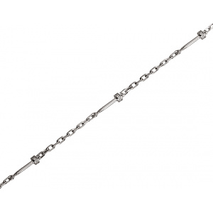 Золотой браслет с бриллиантами (01-18344042) фотография