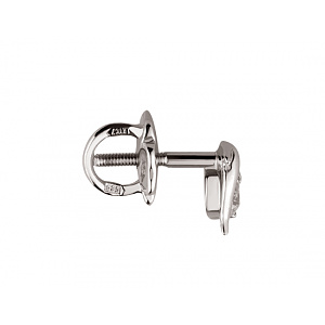 Золоті сережки з фіанітом (01-19109342) фотографія