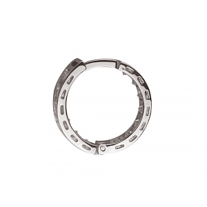 Золоті сережки з цирконієм куб. (01-200376142) фотографія