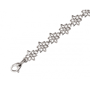 Золотий браслет з діамантами (01-200462042) фотографія