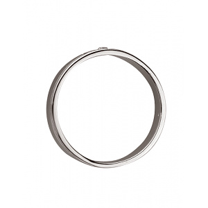 Золота обручка з діамантом (01-200468442) фотографія