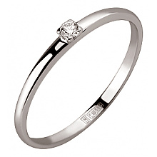 Золота каблучка з діамантом (01-200858142)