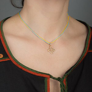 Золотий кулон «Радість» (1б_п-264) фотографія