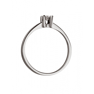 Золотое кольцо с бриллиантом (01-200355443) фотография