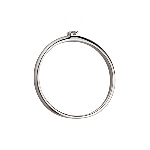 Золота каблучка з діамантом (01-200418443) фотографія