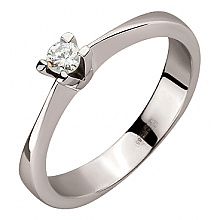 Золота каблучка з діамантом (01-200633443)