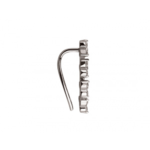 Золоті сережки з фіанітом (цирконієм куб.) (01-200810843) фотографія